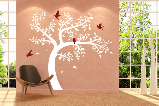 Wandtattoo bäume kreativen baum für die wohnung entdecken Baum deko wohnung