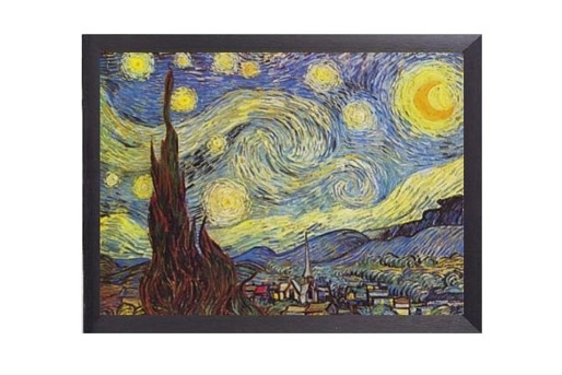 Kunstdruck Sternennacht Van Gogh