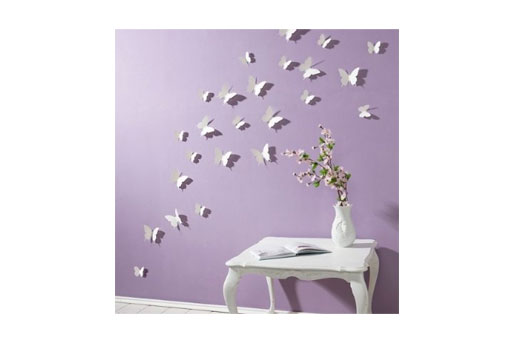 Schmetterling Set Wand