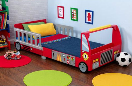 Feuerwehrbett für Kinder